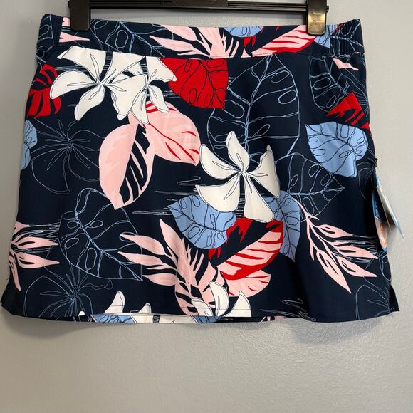 Columbia Blue Floral Tidal Sands II Skort NEW XL - Picture 1 of 7